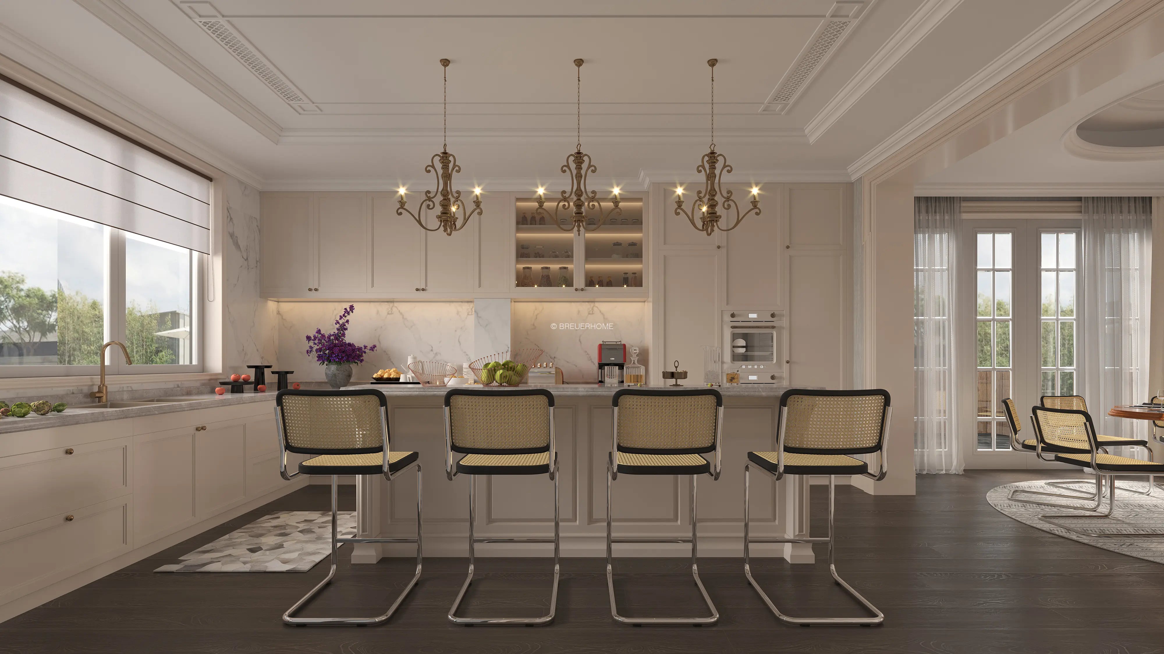 Picture of How to Design a Luxury Villa Kitchen and Dining Space with Marcel Breu ...