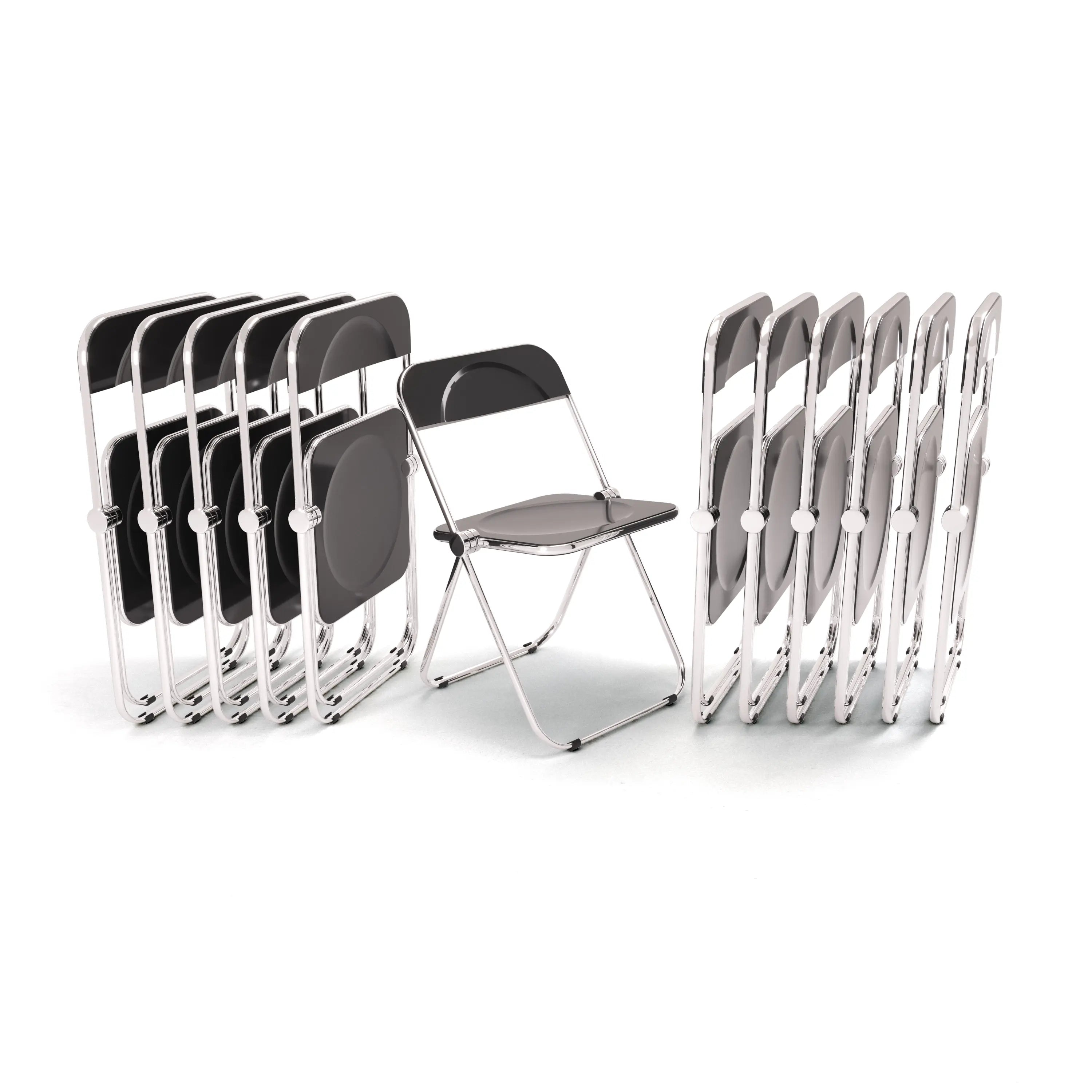 Giancarlo Piretti Plia Folding Chairs – BREUER HOME