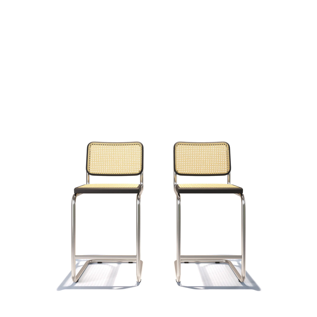 Shop BreuerHome Marcel Breuer Cesca Counter Height Bar Stools Set of 2